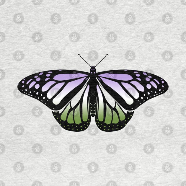 Genderqueer Pride Butterfly by brendalee